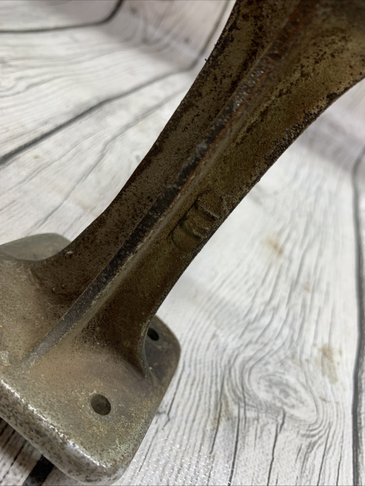 VINTAGE Duplex Reel Spool Winder Cast Iron W/ Tan Handle Spool