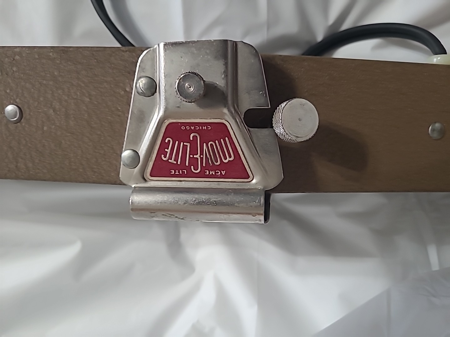 Vintage 1950s Acme Lite Mov-e-Lite Model 48 Bifold Works Exposure Guide Spindial