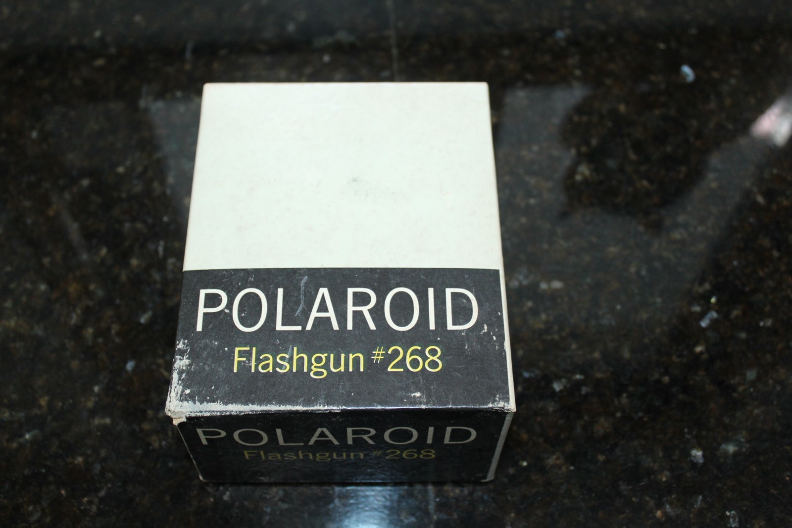 Vintage Polaroid Flash Gun Model #268 Photography Light Orig Box Untested As Is