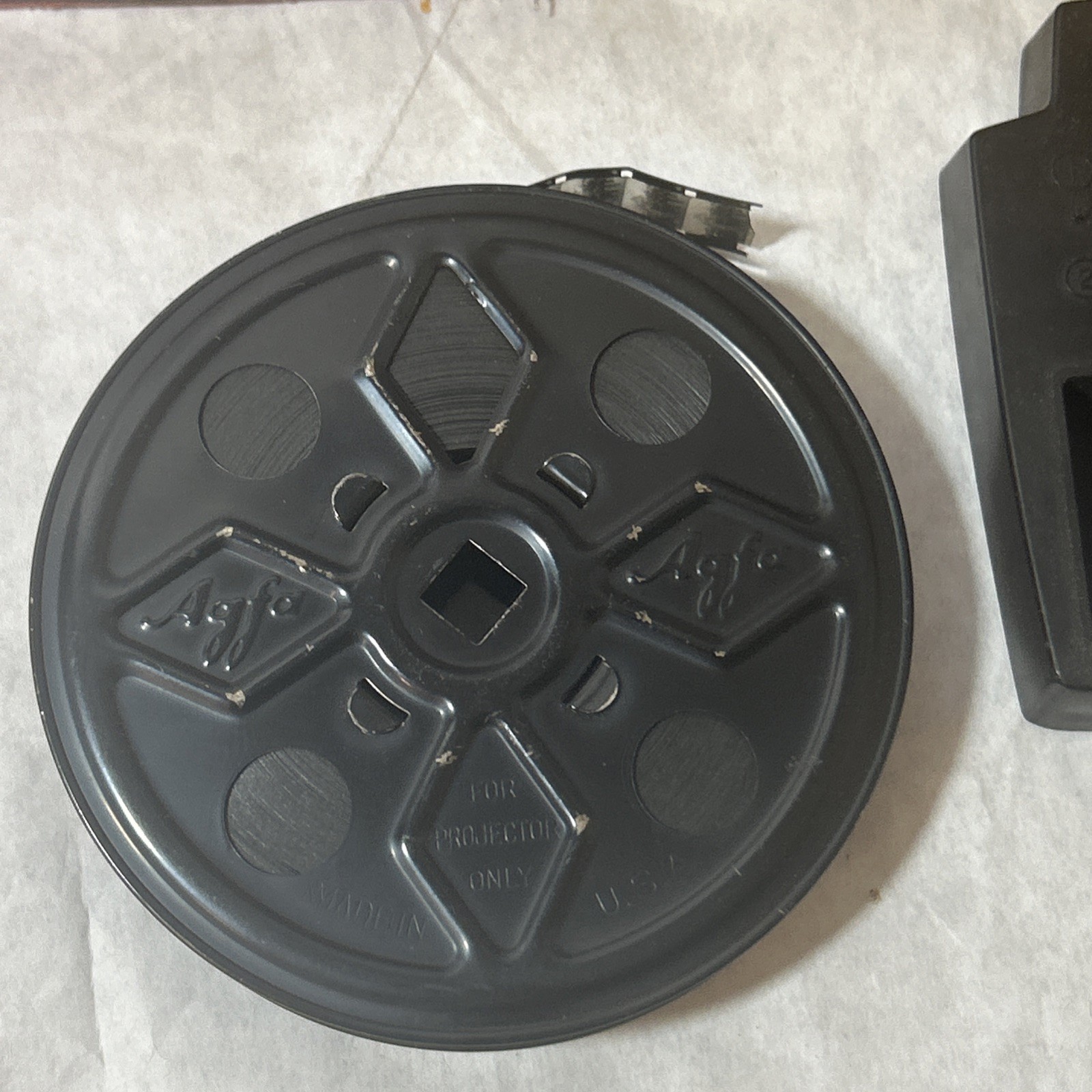 Vintage Lot Of 5 Agfa 16mm Reversible Cine-Film Reels With Boxes, Bear Hunting