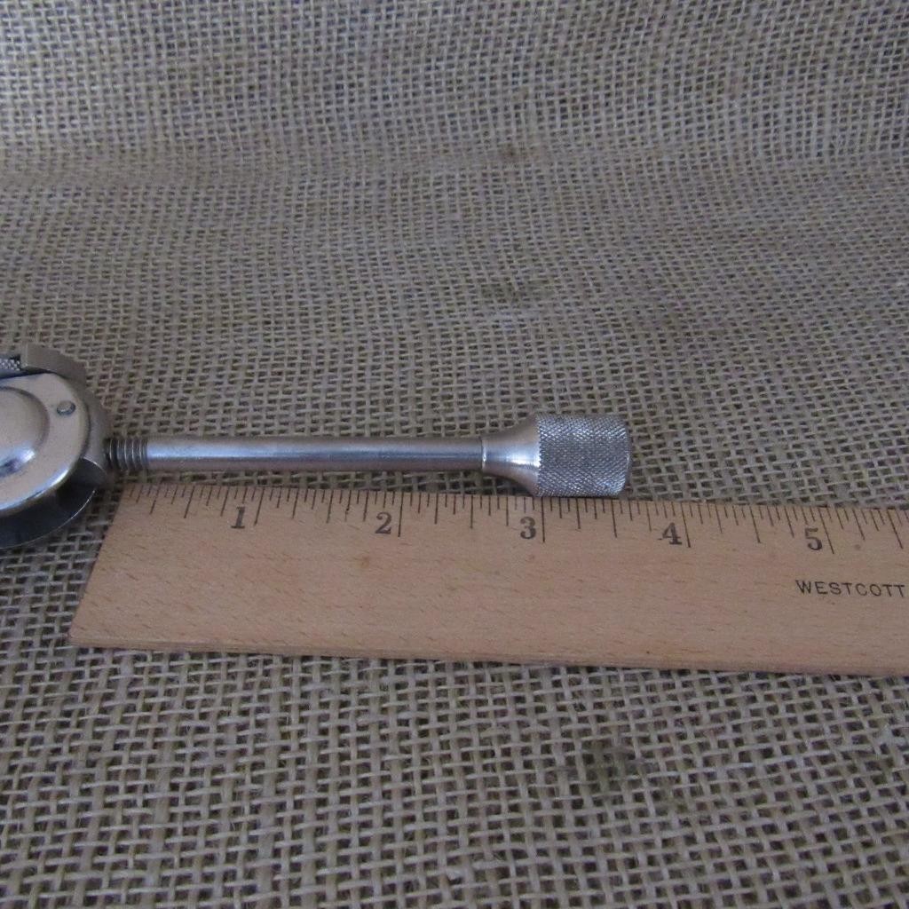 Vintage Metal Tripod Adjustable Swivel Head ~ 2 Handles 1 Bakelite ~ Clean Used