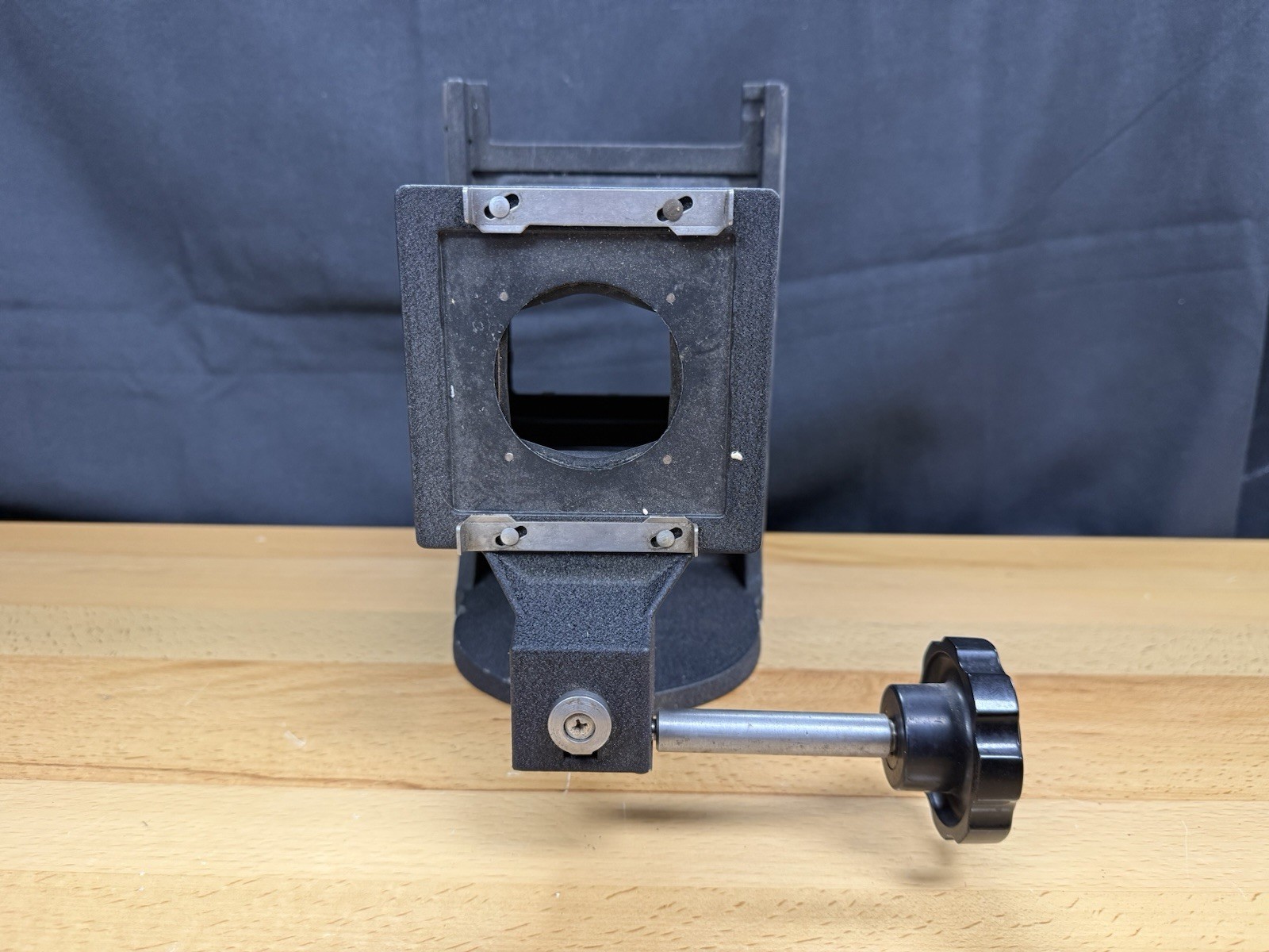 Vintage Large Format Camera Bellows Extension Rail Copy Stand Attachment