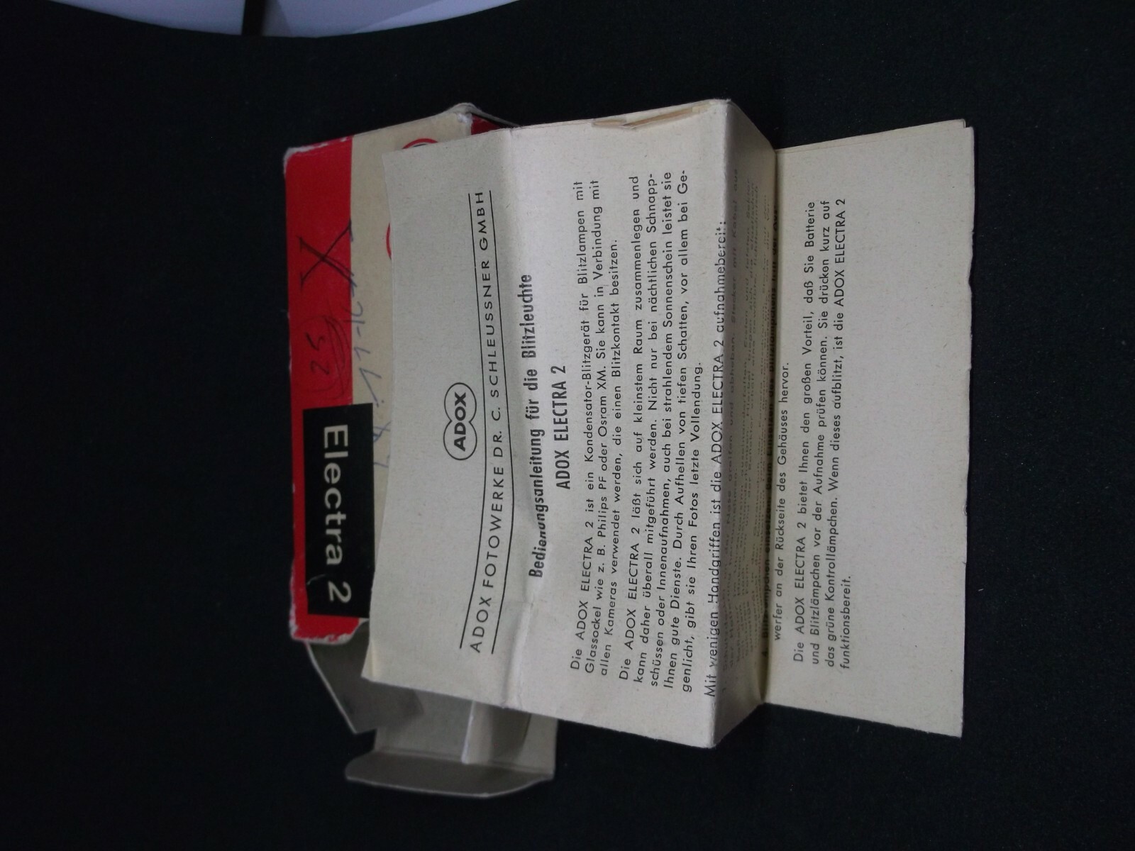 Antique ADOX Electra 2 Photo Device Flash