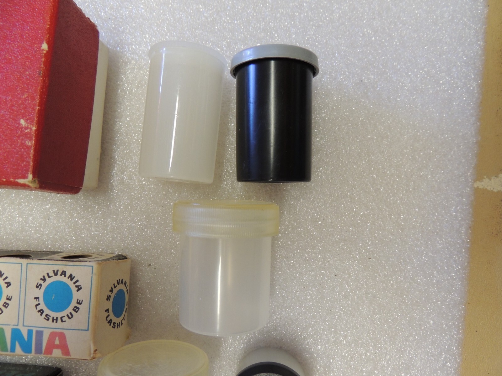 lot vintage photography supplies U N Auto Cleaner Lens papers film tubes filters