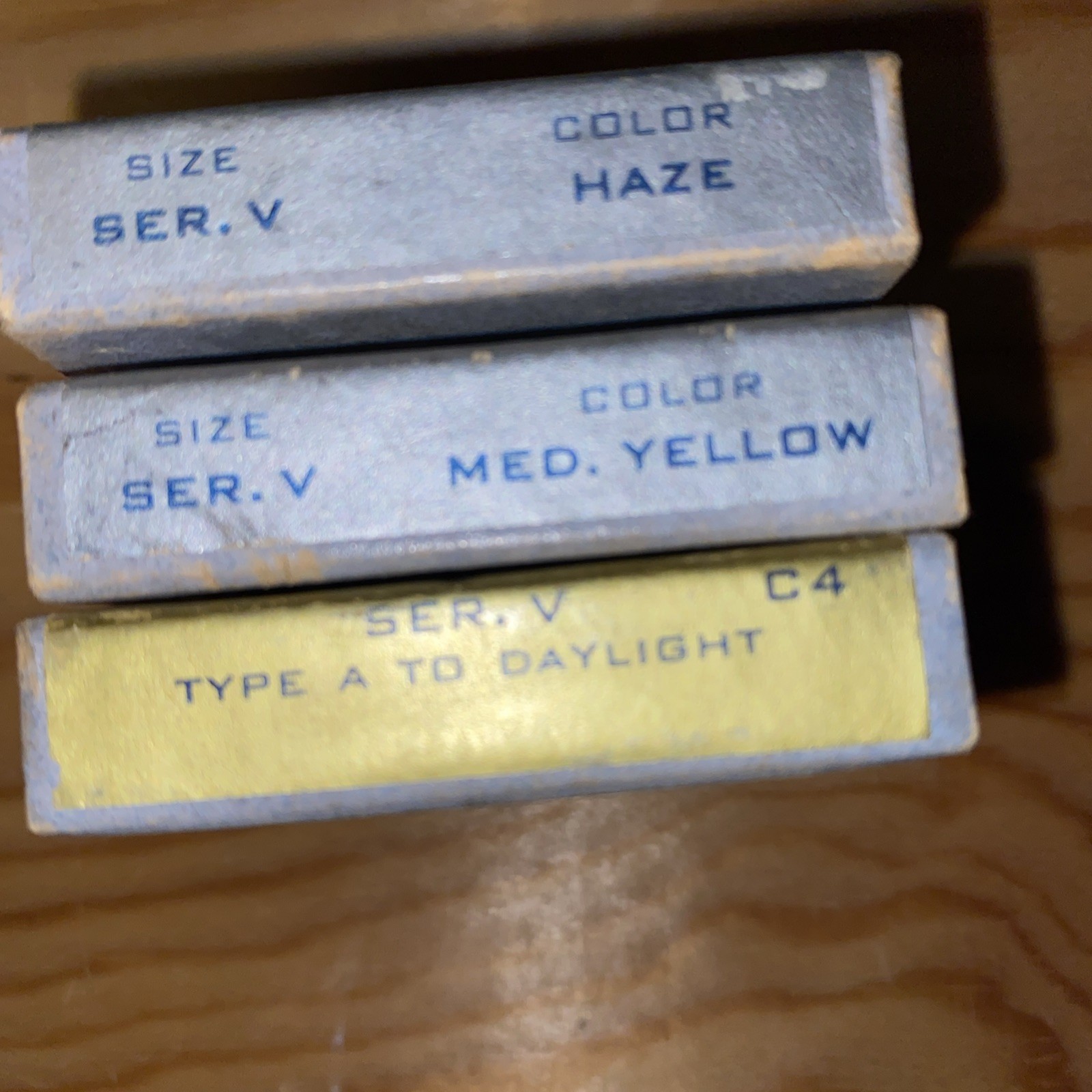 Ponder & Best Optical Glass Photographic Filter Lot Of 3