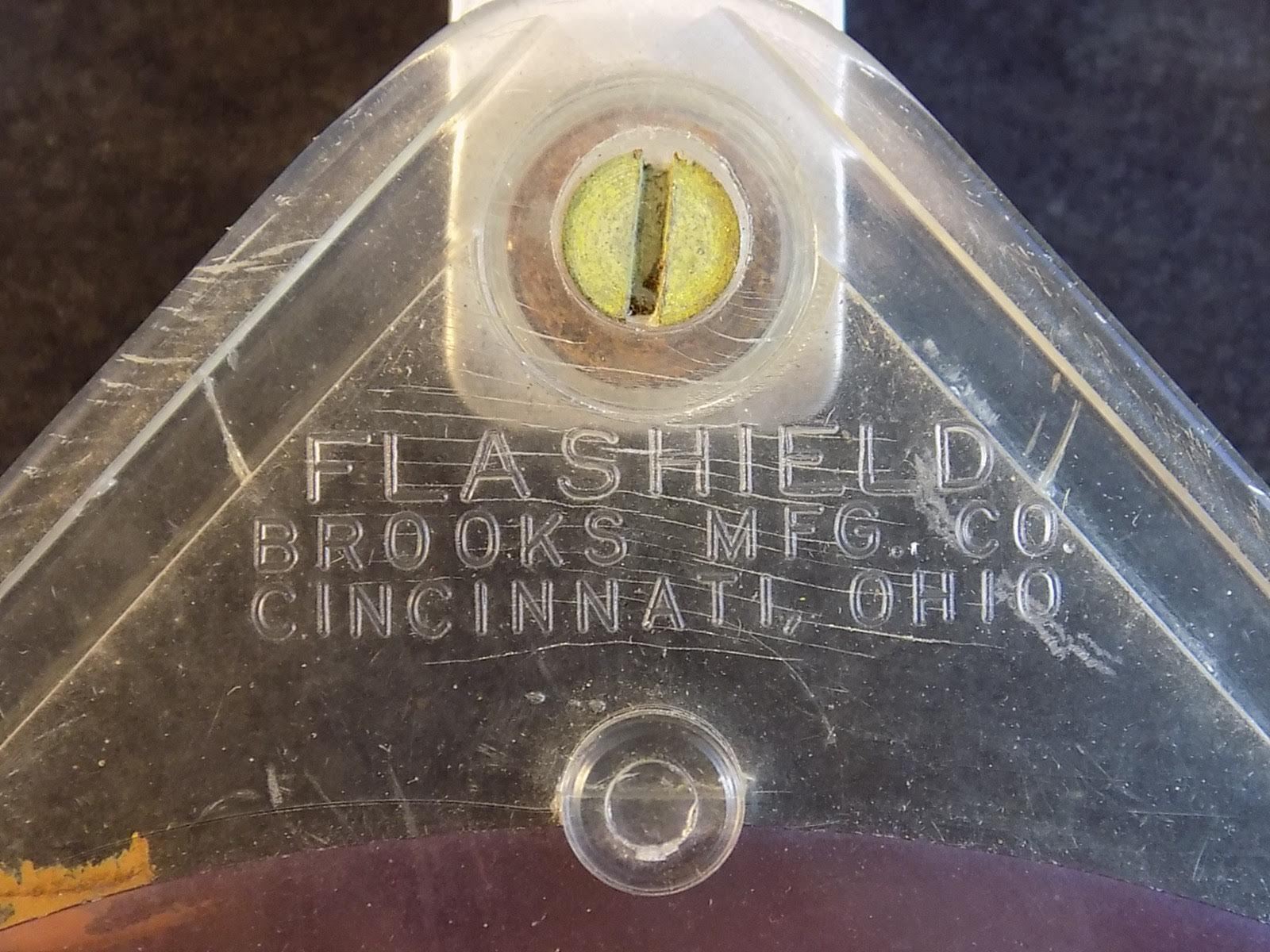 VINTAGE PHOTOGRAPHY FLASH BULB FILTER Brooks BLUE Filter for FLASHEILD Model 5
