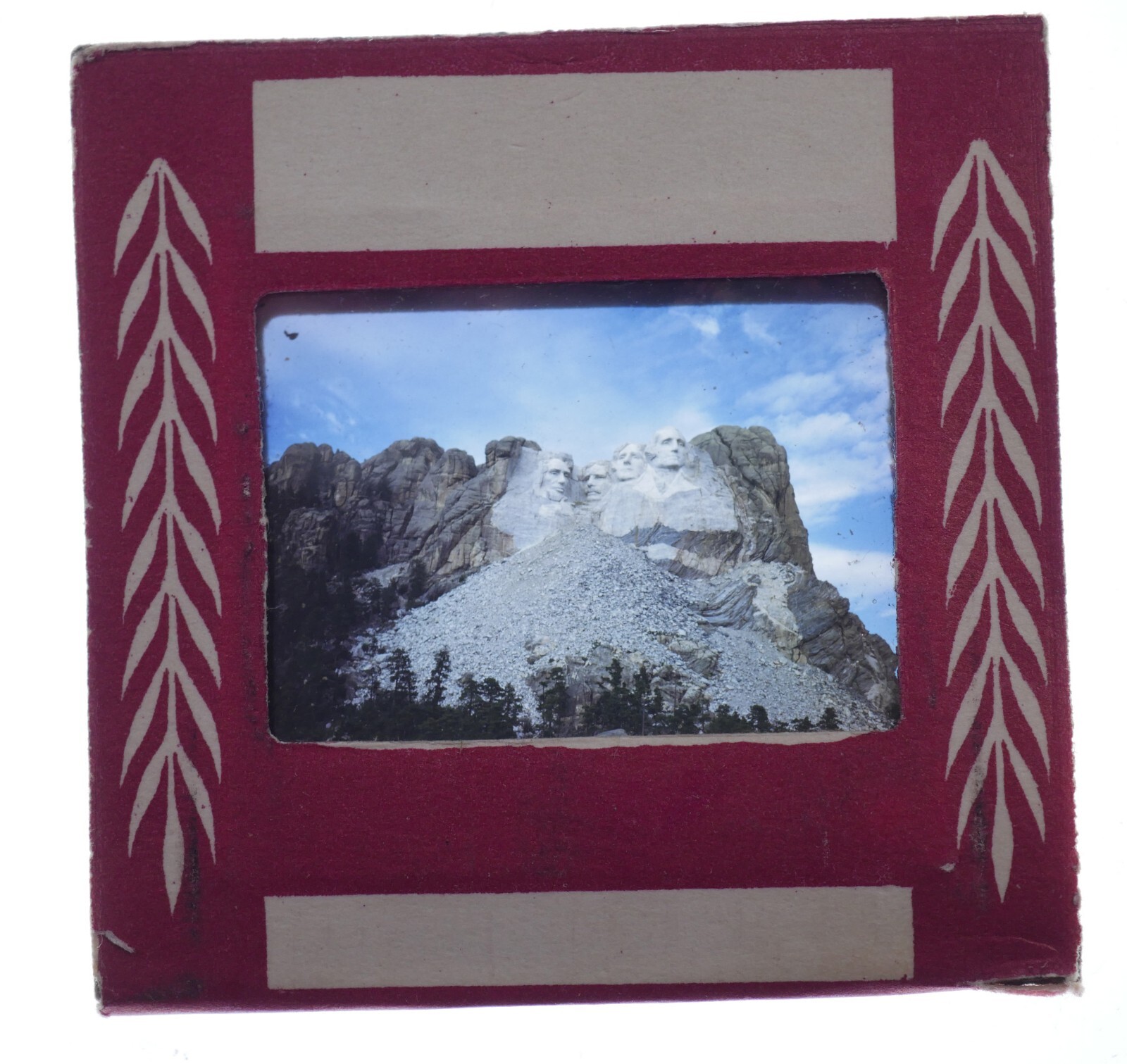 12 Slides Leica Slide Binders Yellowstone Mount Rushmore vintage 1950s?