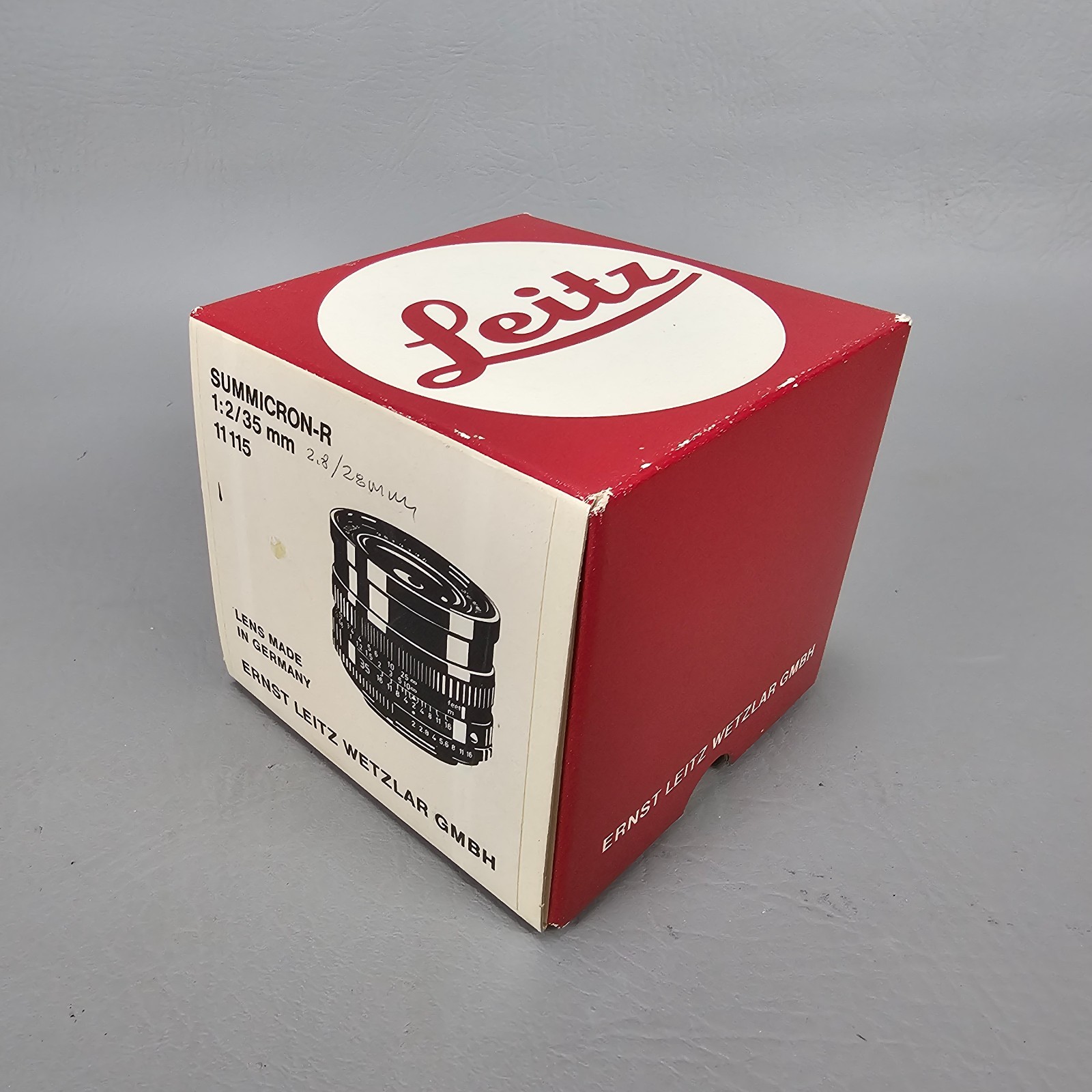 Vintage BOX ONLY Leitz Leica Wetzlar Summicron R 1:2 / 35 11115