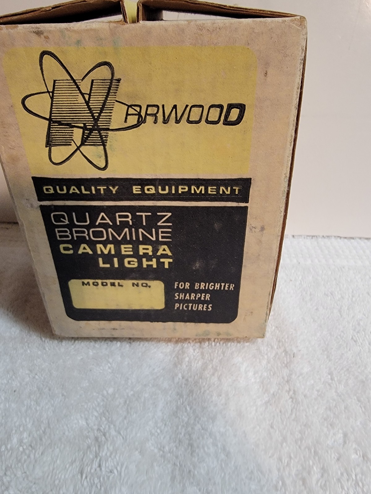 HARWOOD XR4 QUARTZ BROMINE XL MOVIE VIDEO CAMERA LIGHT LITE VINTAGE WORKING