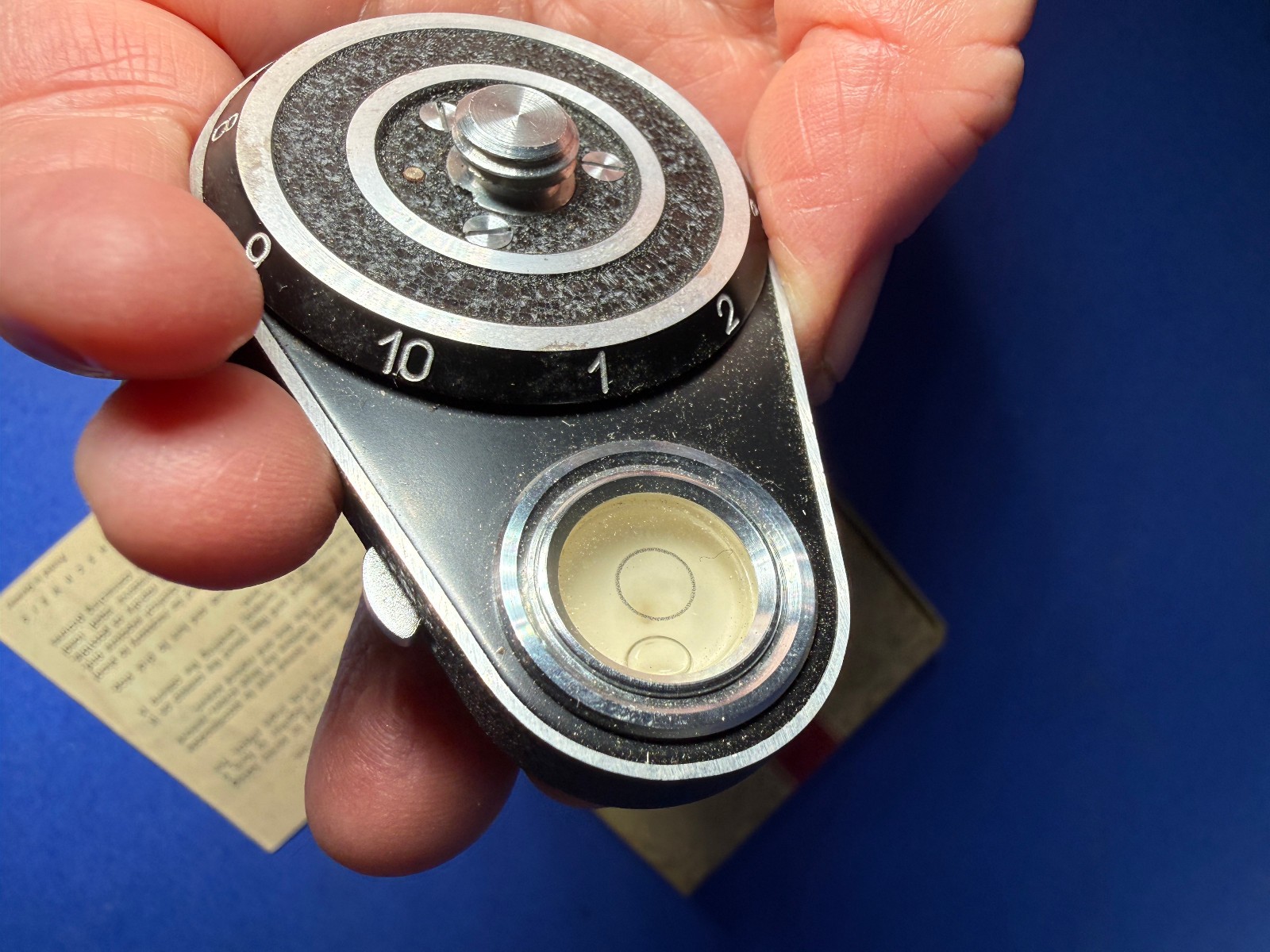 VTG ROLLEI PANORAMA HEAD TOP ROLLEIFLEX PANORAMAKOPF BOX INSTRUCTION BUBBLE