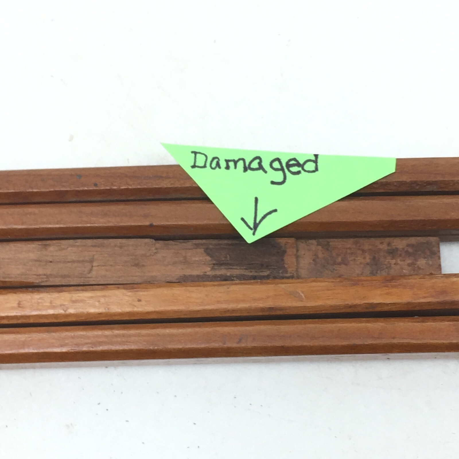 Antique 3-Part Camera Tripod Legs, Wood, Folding, Some Damage