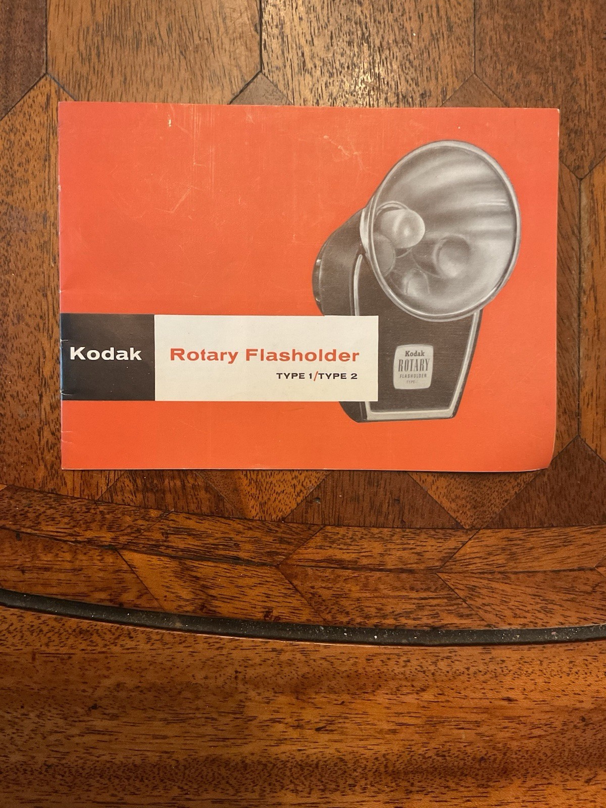 Vintage Kodak Rotary Flash Holder Type 1 And Type 2 Manual