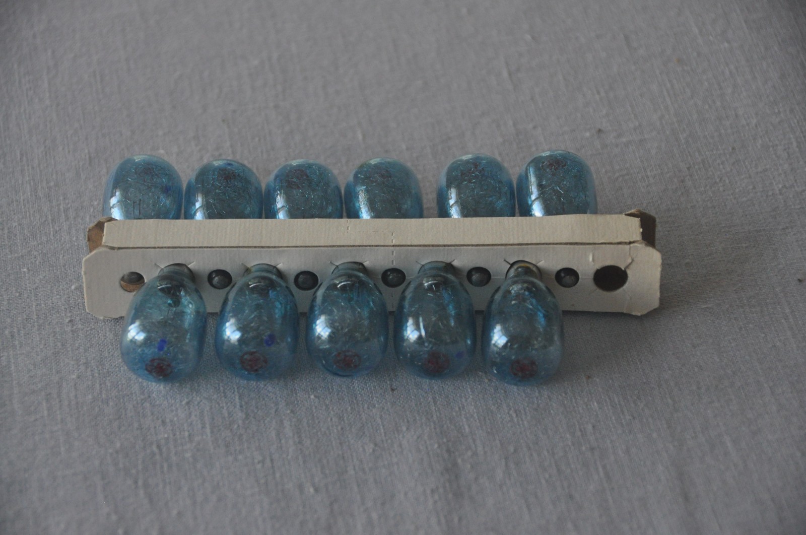Vintage GE M3B Blue Flashbulbs, 11 Bulbs