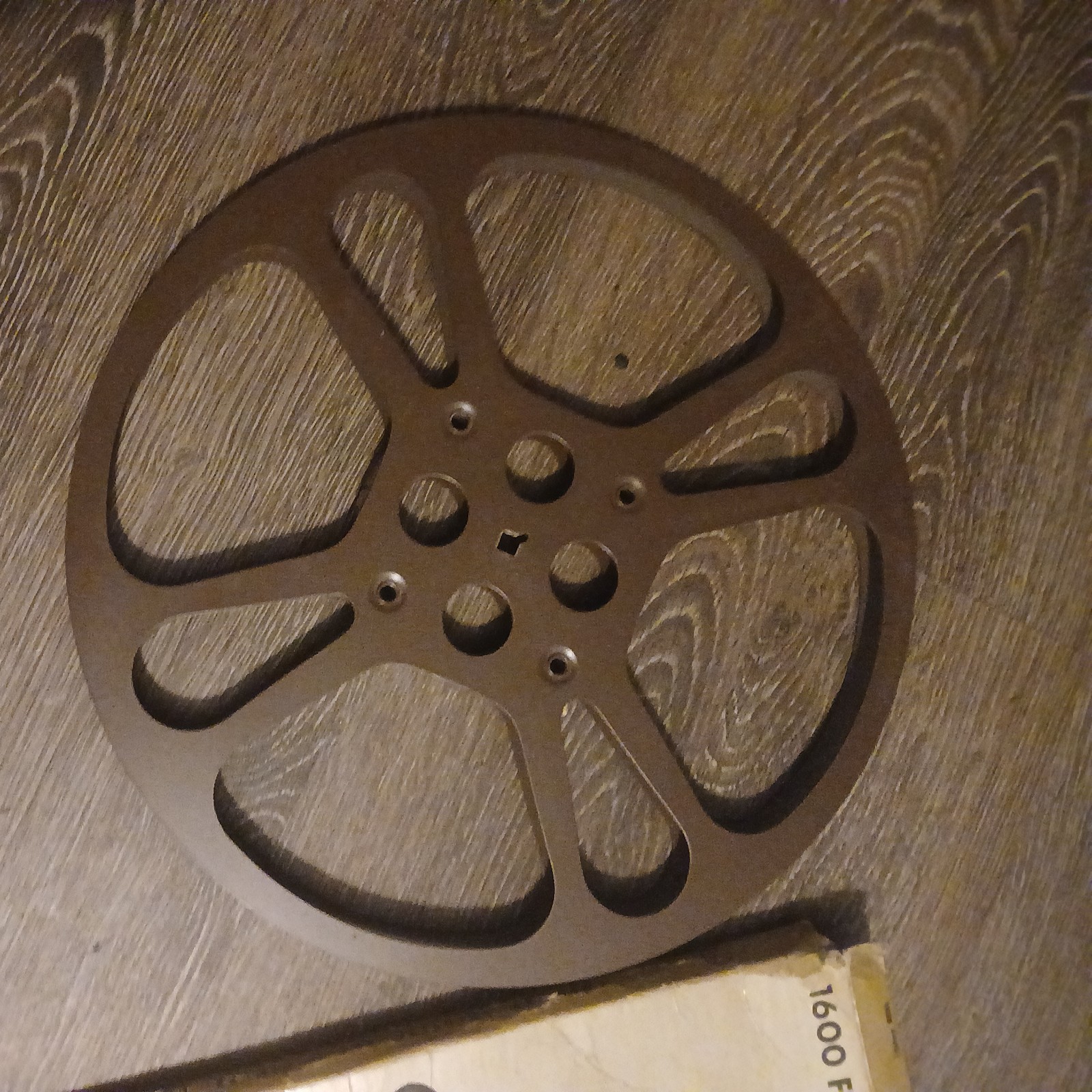 vintage Goldberg Bros. 1600 Foot 16 mm reel in box