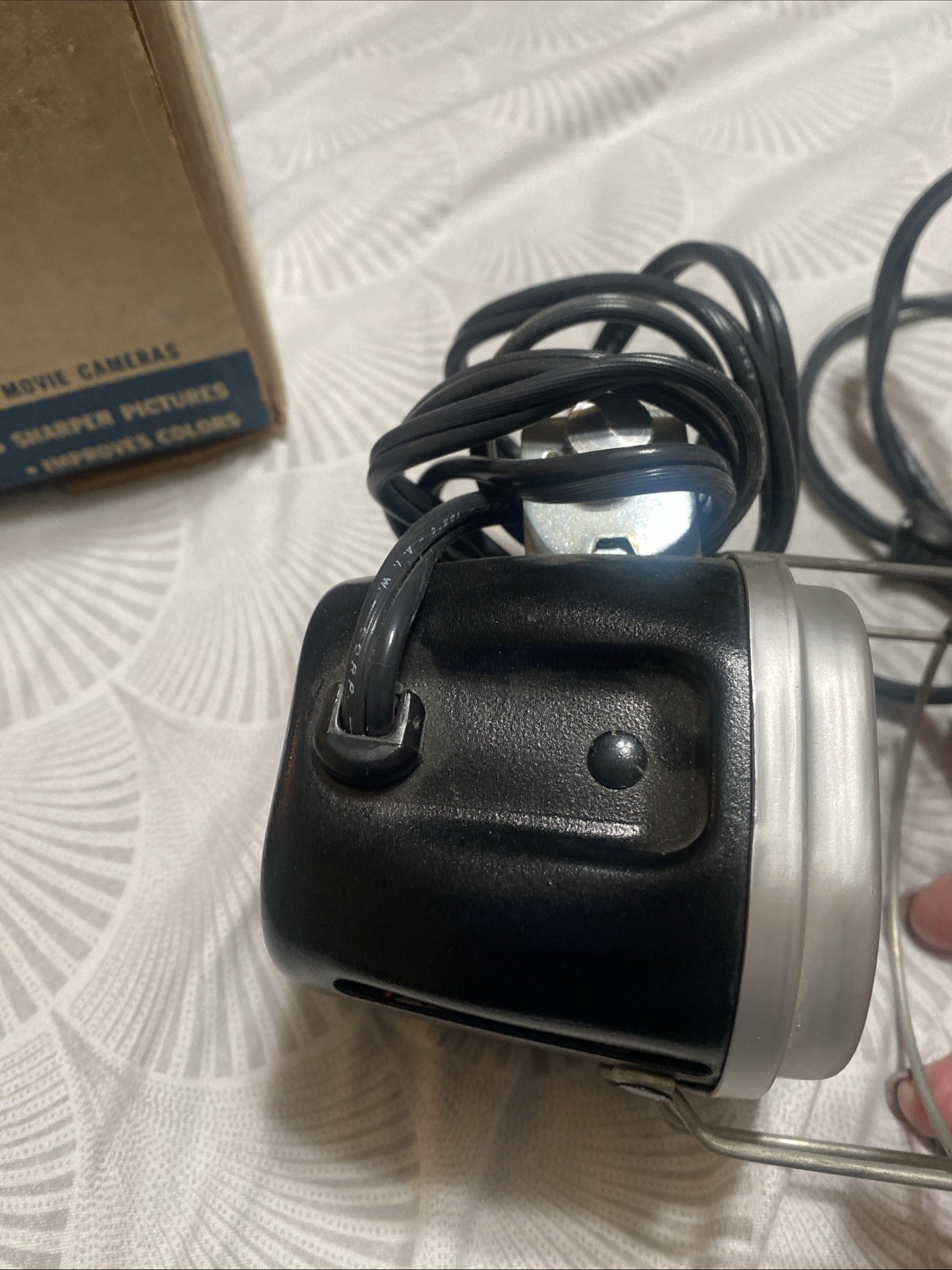 Vintage ACME-LITE Top Mount Movie Camera Light Model No 800 XL-LITE Works
