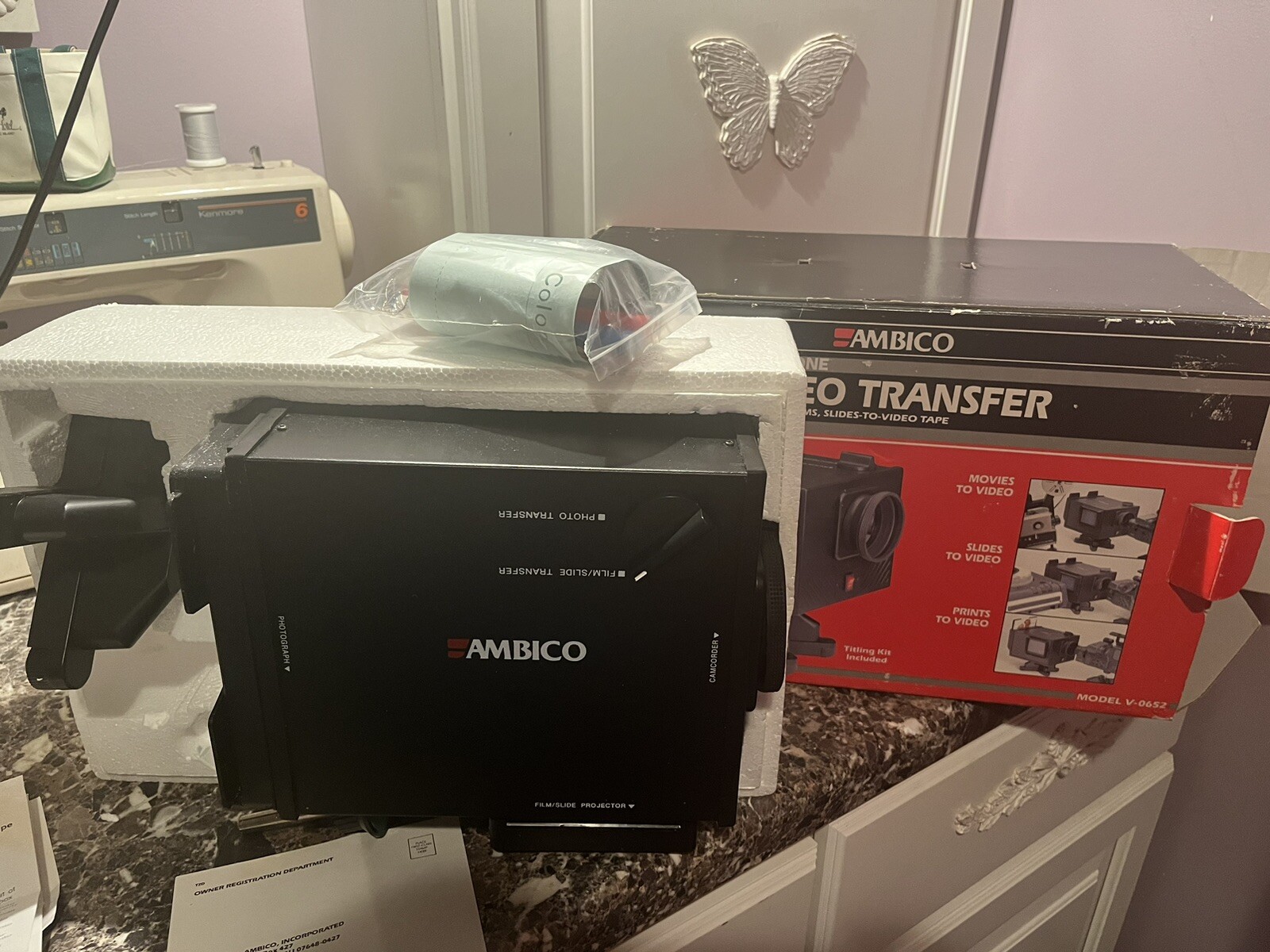 Ambico All-in-One Video Transfer V-0652 Photos Films Slides Electronic New In Bx