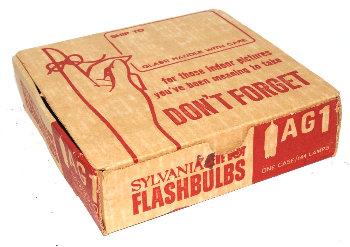 Sylvania Blue Dot Flash Bulbs AG1 – 1 Case 12 boxes in Original Carton