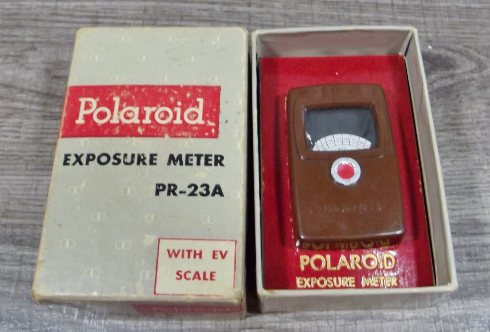 GE General Electric Polaroid PR-23b Exposure / Light Meter Vintage Photography