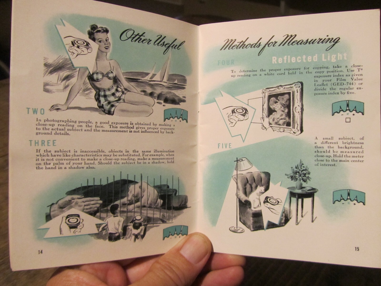 GE Exposure Meter PR-1 Manual Original 1948 Camera Book