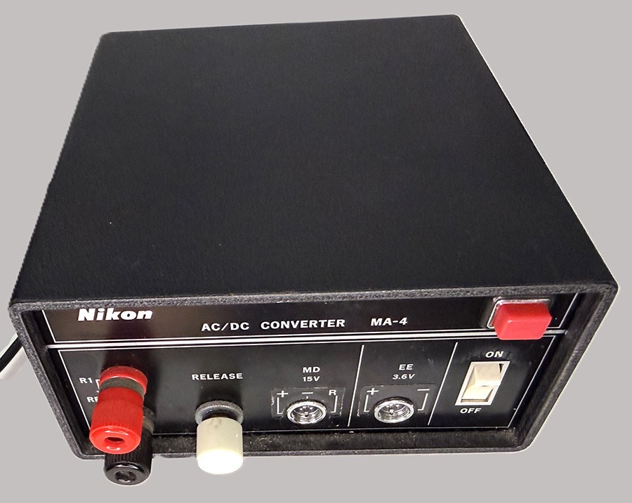 Nikon MA-4 AC/DC Converter + MD-4 Motor Drive Set for F3 / F3HP w/ MC-12A Remote