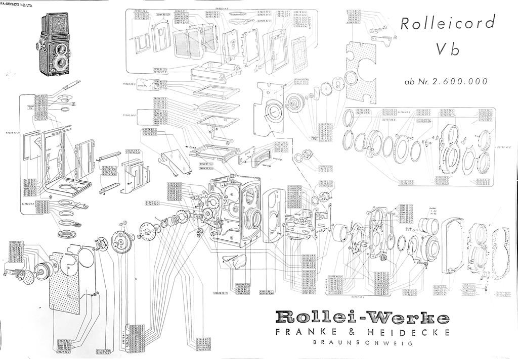 13X Rollei Rolleiflex & Rolleicord Posters C.90X60Cm