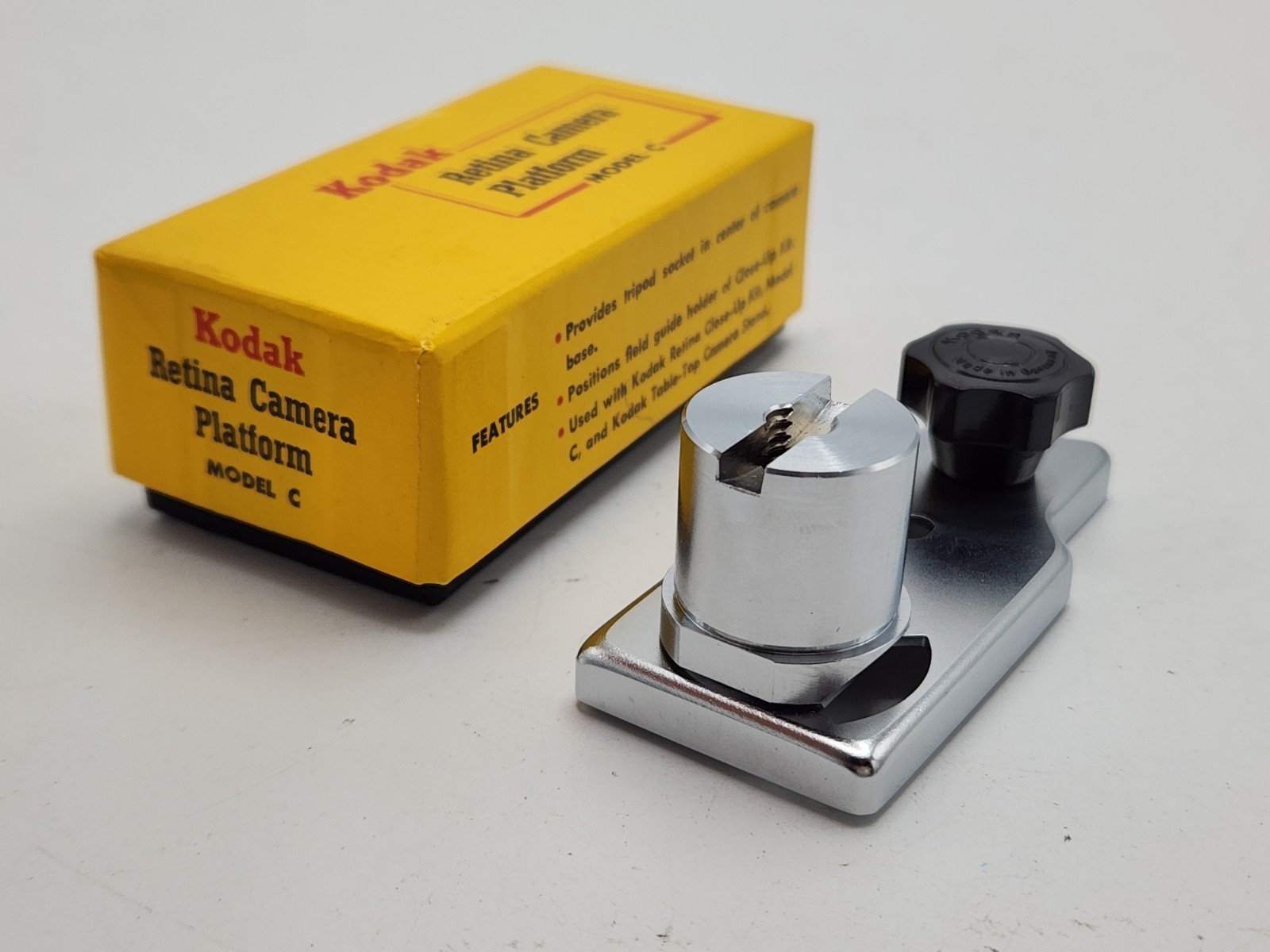 Vintage Kodak Retina Camera Platform Model C in Box for Retina Cameras