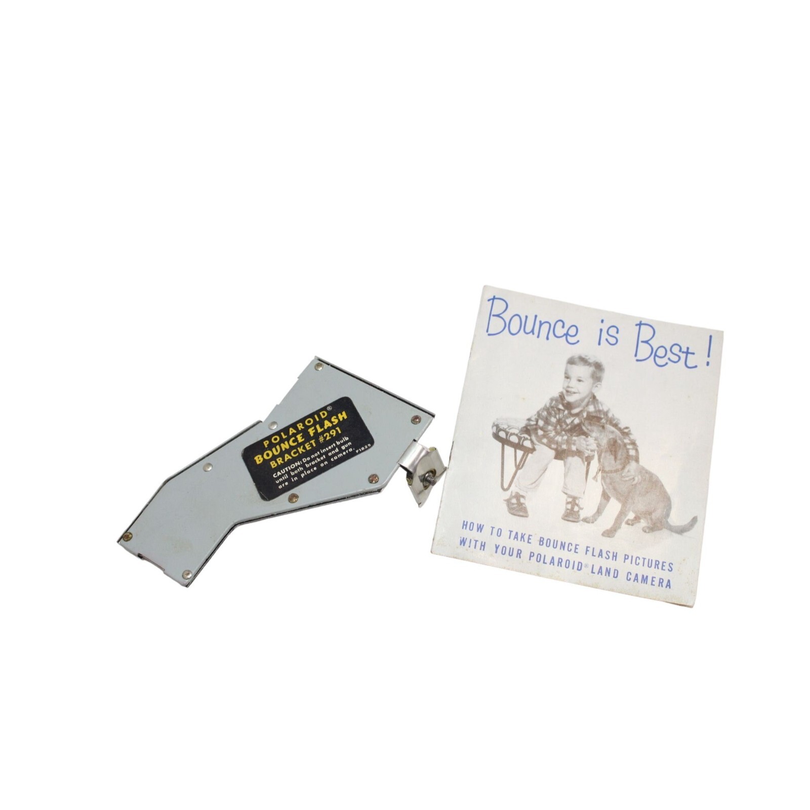 Polaroid Bounce Flash Bracket 291 Vintage 88939