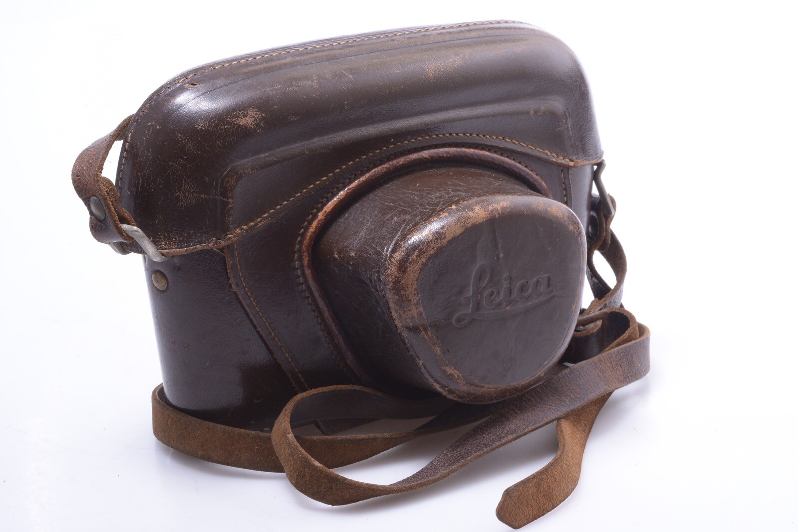 ✅ LEICA M LEATHER CASE FOR EARLY M3 RANGE FINDER CAMERAS IDCOO ORIGINAL W/ STRAP