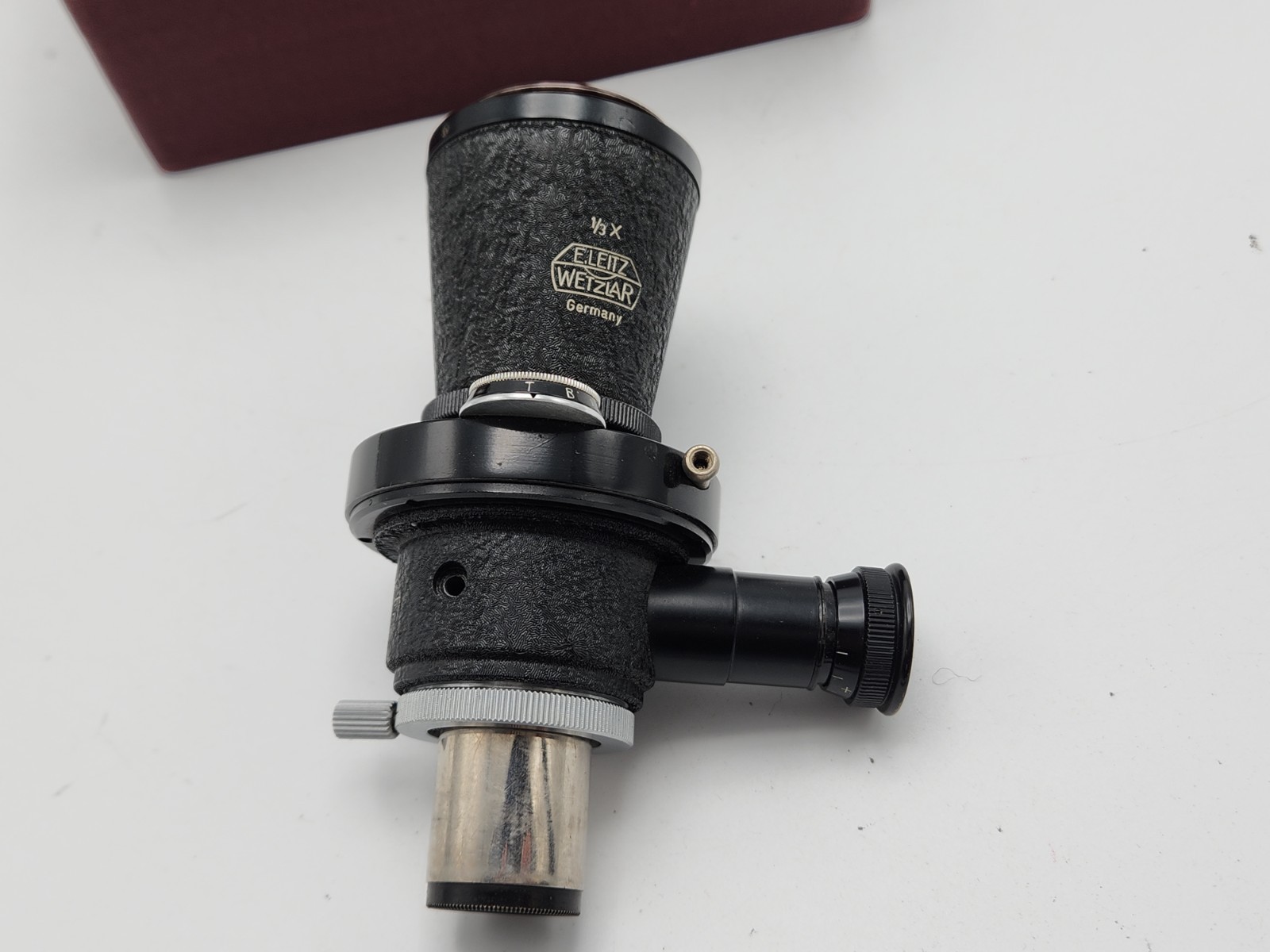 Leica Leitz MIKAS Micro-Isbo Microscope Attachment 1/3x & Box 39mm M39 L39 Mount