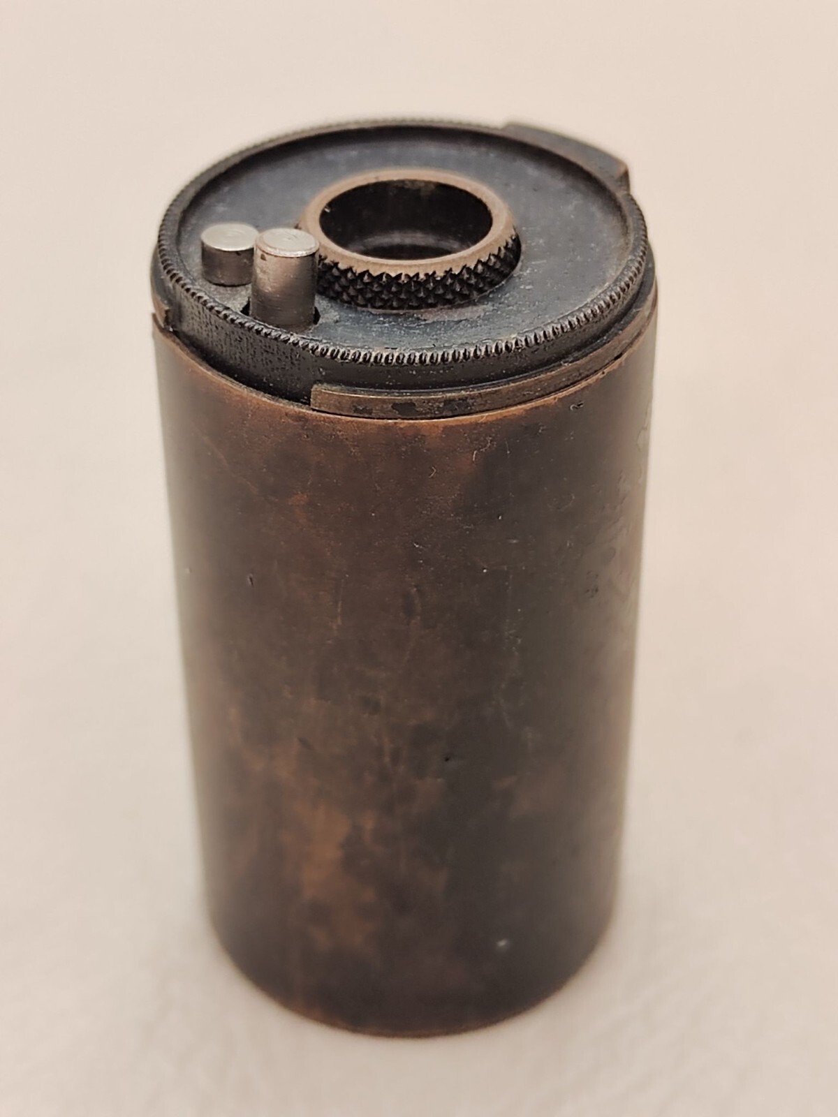 Reloadable cassette for 35 mm film brass for Fed cameras USSR