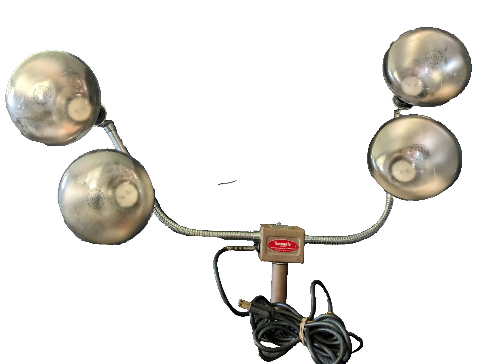 Vintage GE Flexible Mayfair Flexmaster 660W/250V Lights Movie / Photo Lights