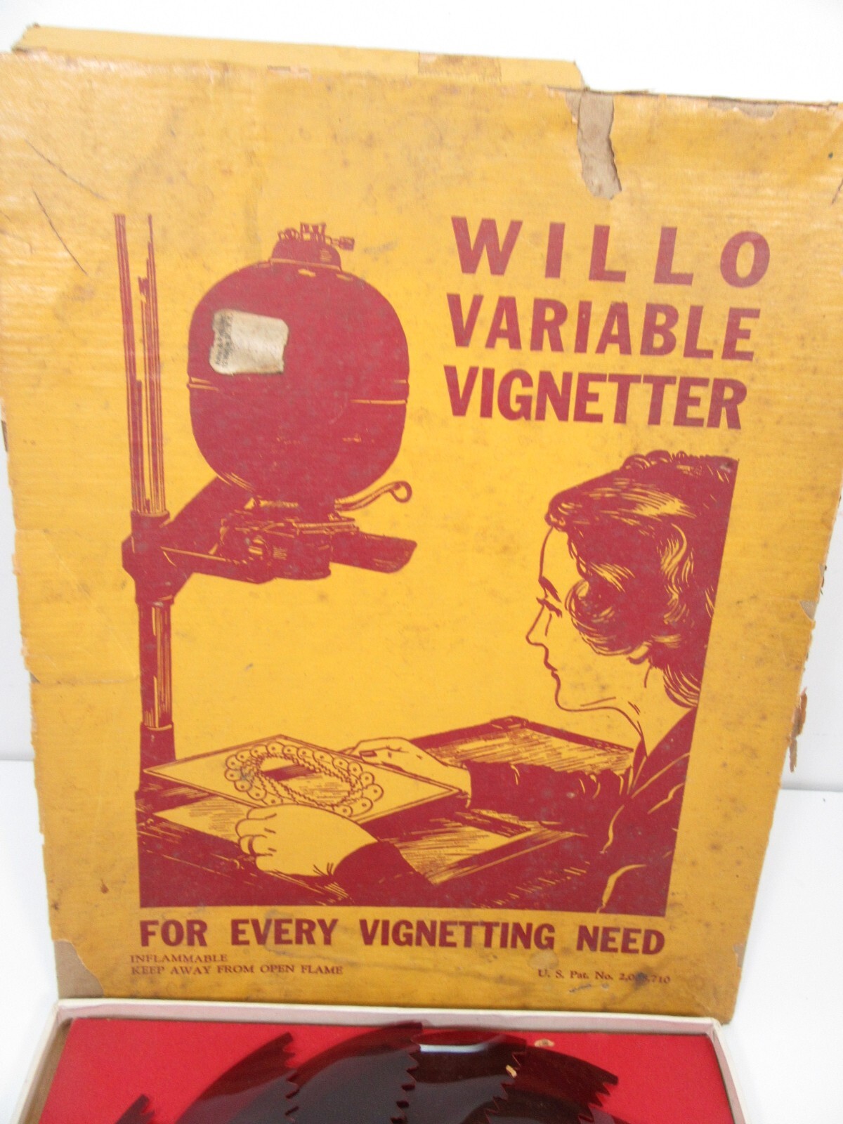 Willo Variable Vignetter Photography Filter for Camera in Box Vintage