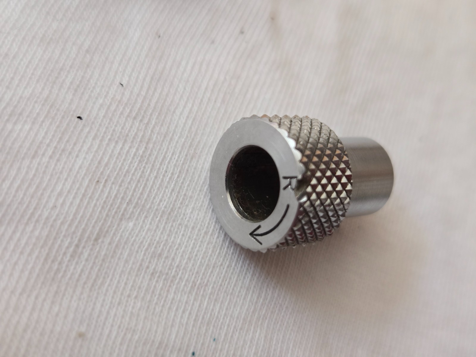 Original OEM Parts Leitz Leica M2 M3 Camera Chrome Rewind Knob in User Condition