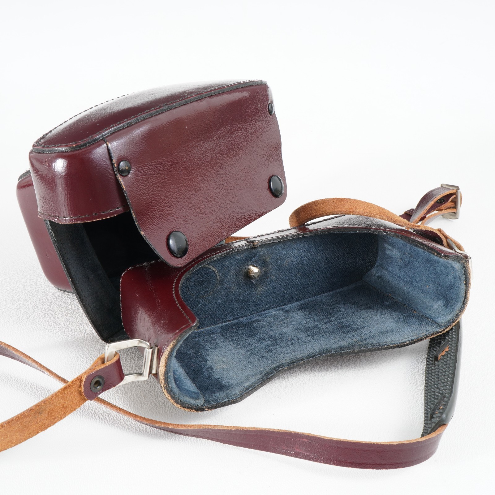 -Genuine Leica 14504 Red Burgundy Ever-ready Leather Case for Leicaflex SL SL2