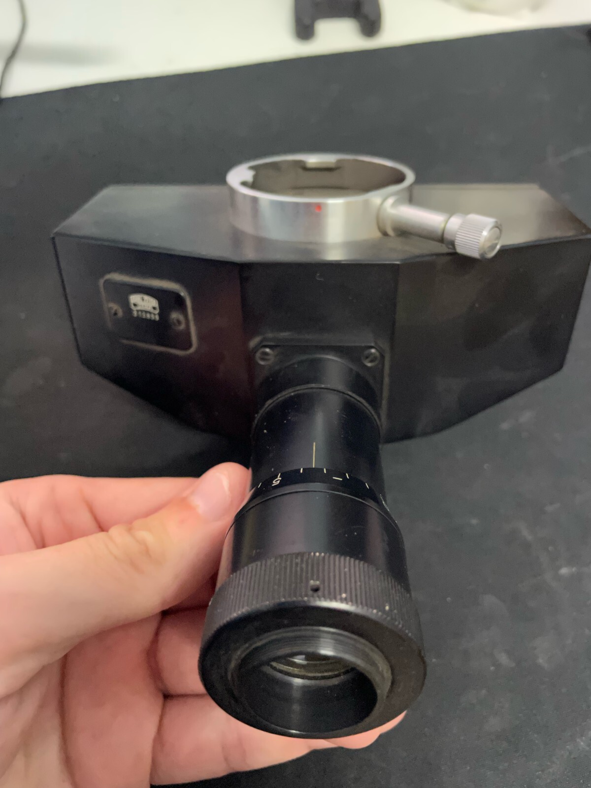 Vintage Carl Zeiss Jena Microscope Camera Adapter