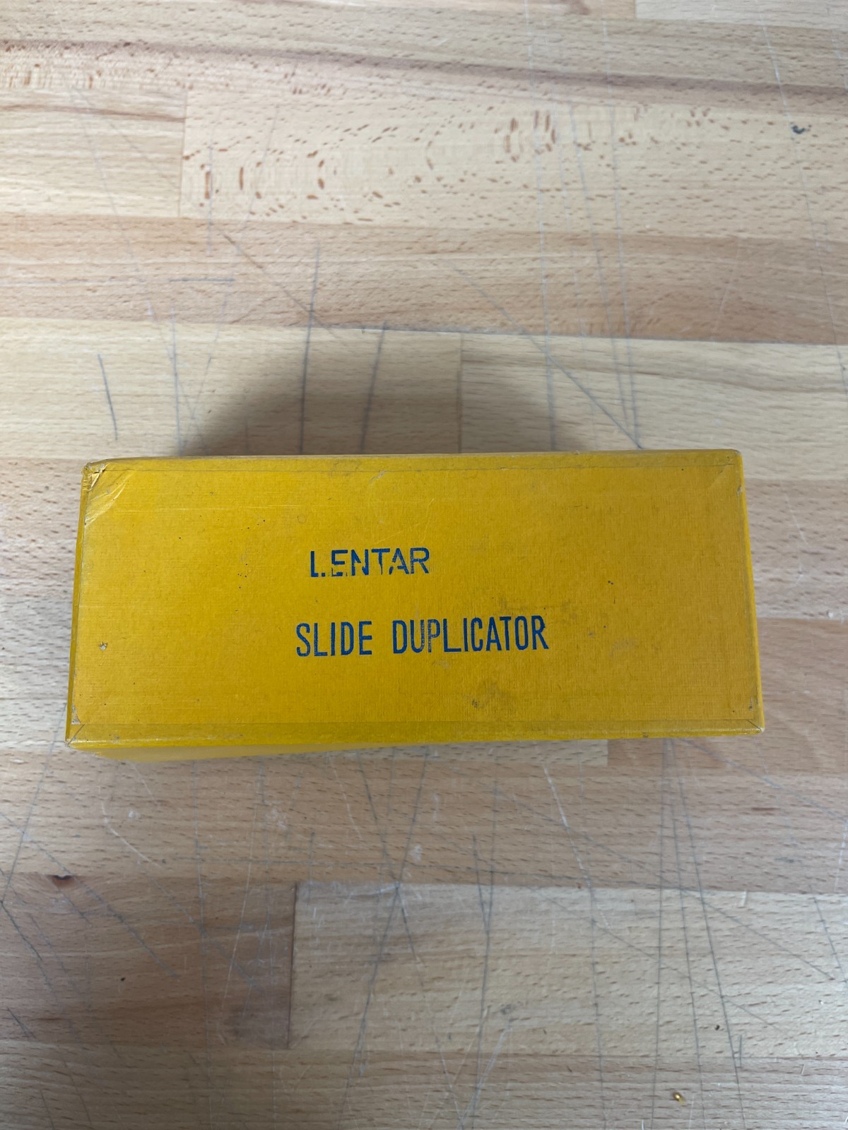 Vintage LENTAR Slide Duplicator – Complete in Box w/ Instructions