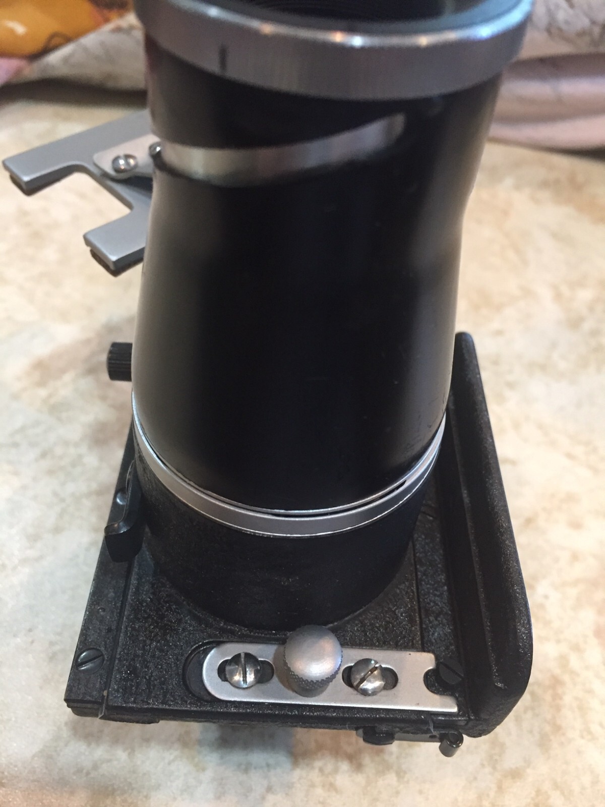 LEITZ LEICA FOCUSING STAGE DEVICE(FULDY) FOR THE SCREW MOUNT CAMERAS w/ACCESS.