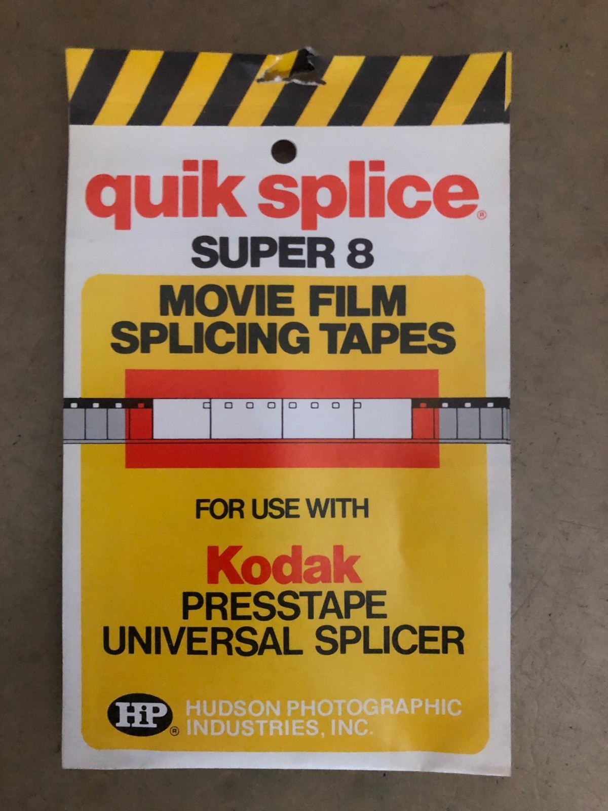 QUIK SPLICE SUPER 8 MOVIE FILM SPLICING TAPES KODAK PRESSTAPE UNIVERSAL SPLICER