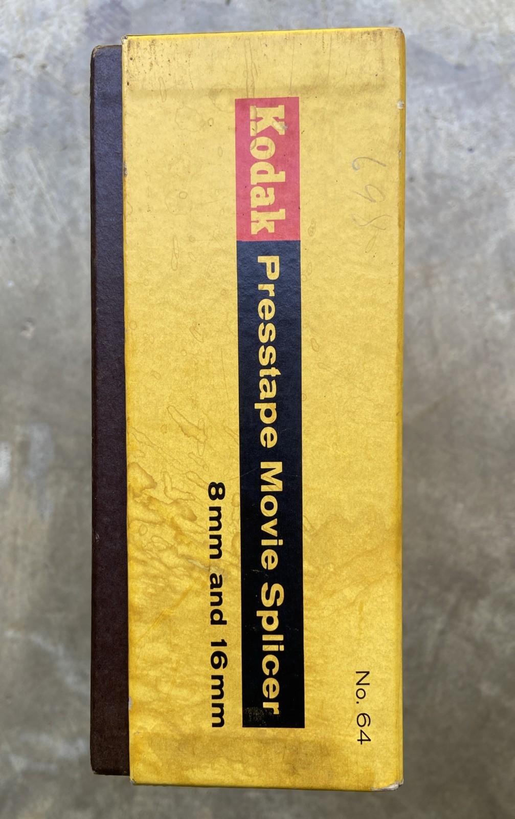 Kodak Presstape Movie Splicer 8mm And 16mm Original Box No 64 Vintage USA Made