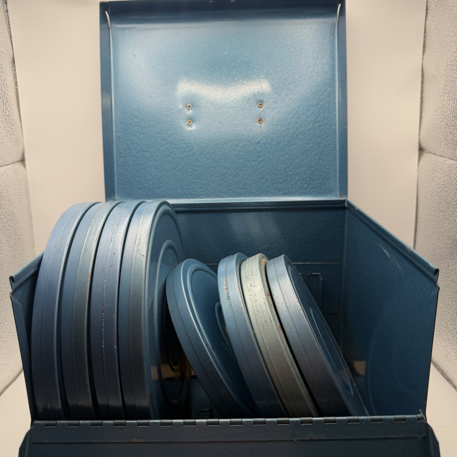 Vintage Super 8 Film Reels + Metal Storage Case – Home Movie Cans
