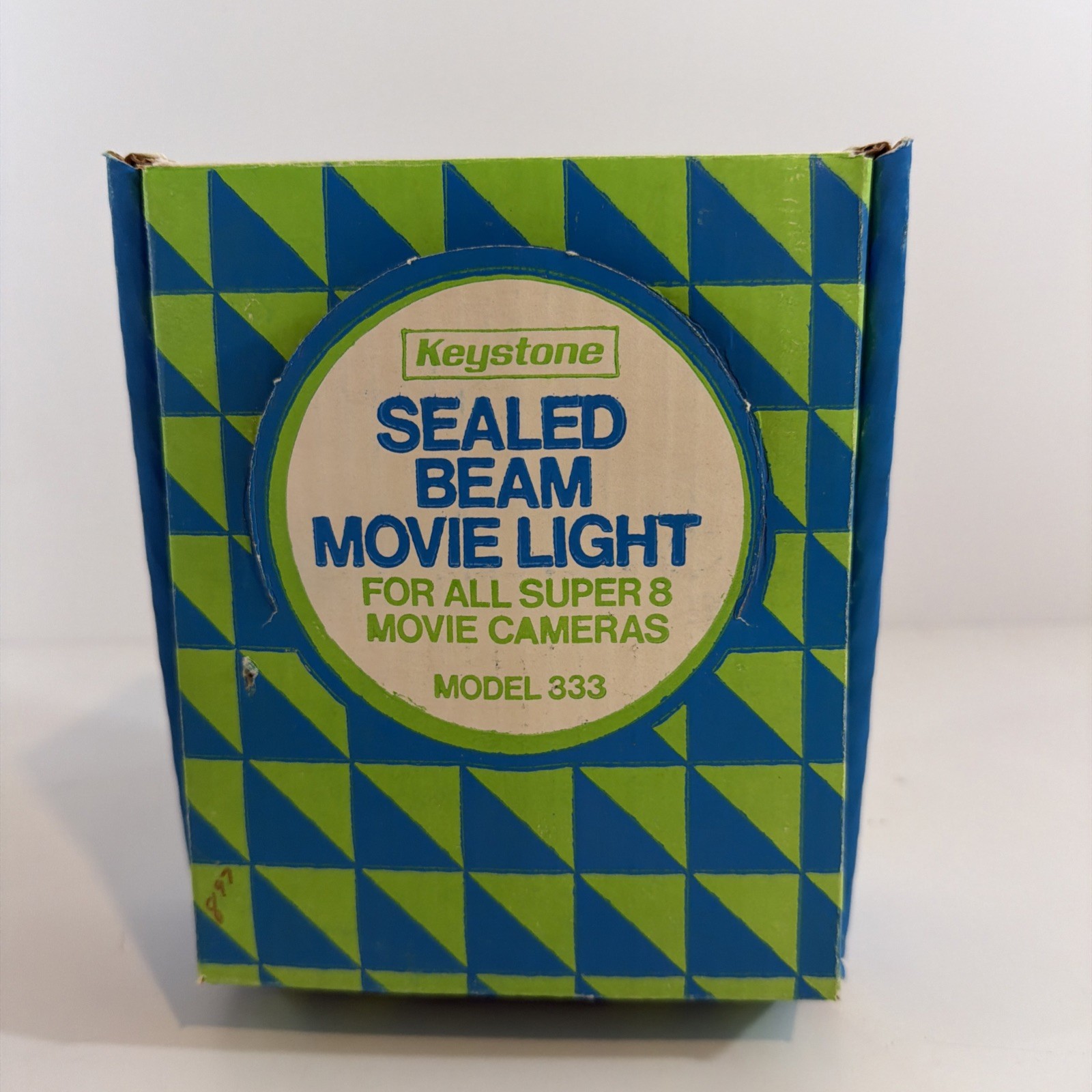 Vtg Keystone Super 8 Sealed Beam Movie Light Model 333 Original Box Works!