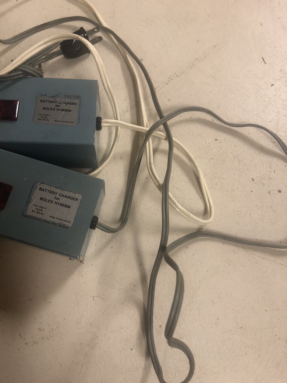 Bolex Charger Lot For Bolex H16 Reflex camera EBM camera As Is