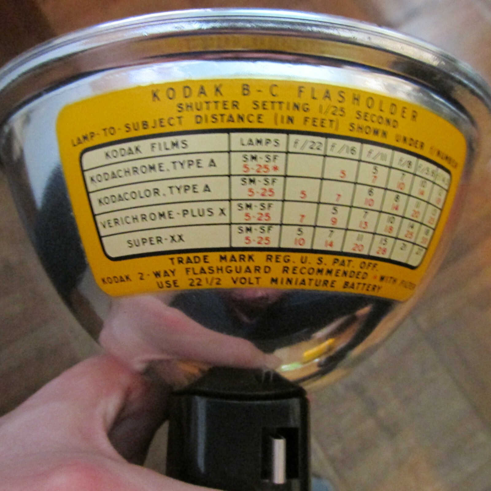 Vintage Kodak B-C Flasholder with Original Box Photography