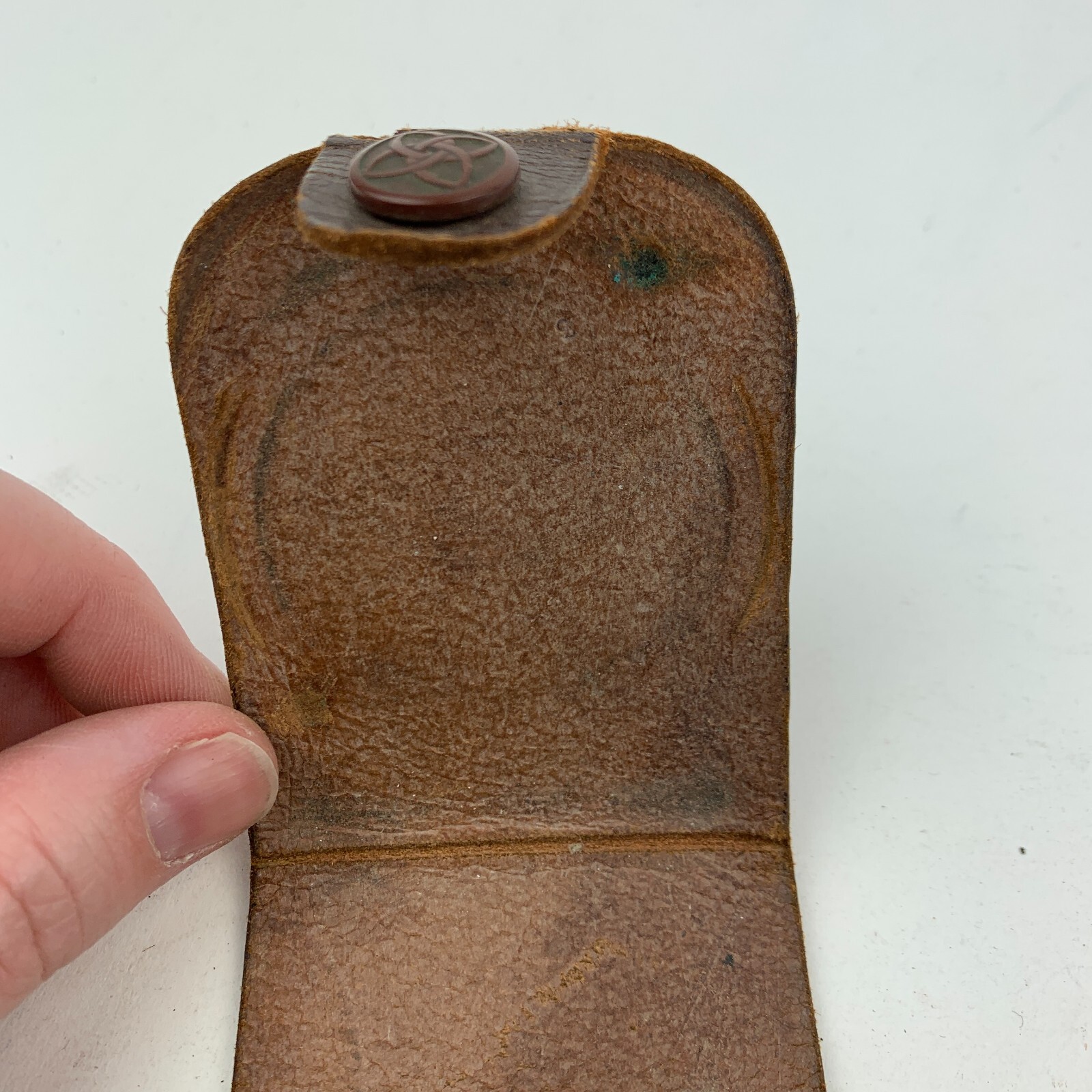 Vintage Mini Photoscop Camera Light Meter Leather Case Made in Germany Untested
