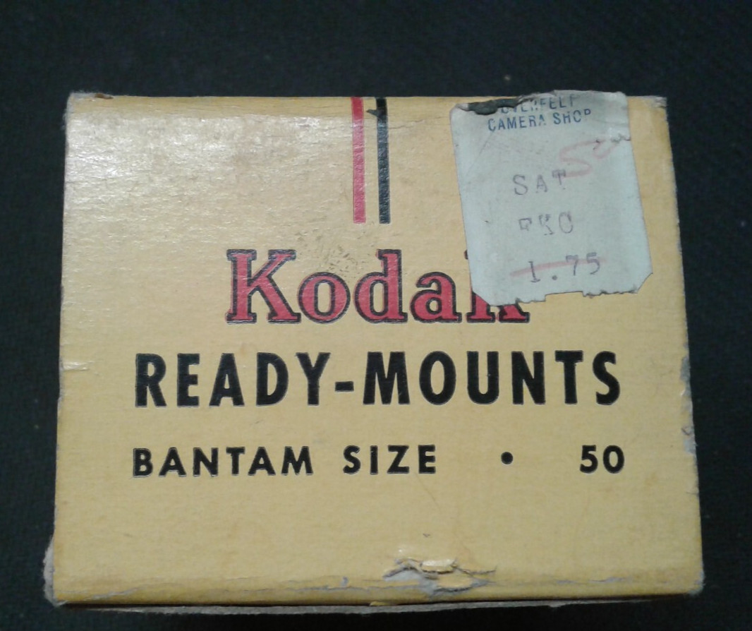 Vintage Kodak Ready-Mounts BANTAM SIZE Slide Mounts – New Old Stock 100+ mounts