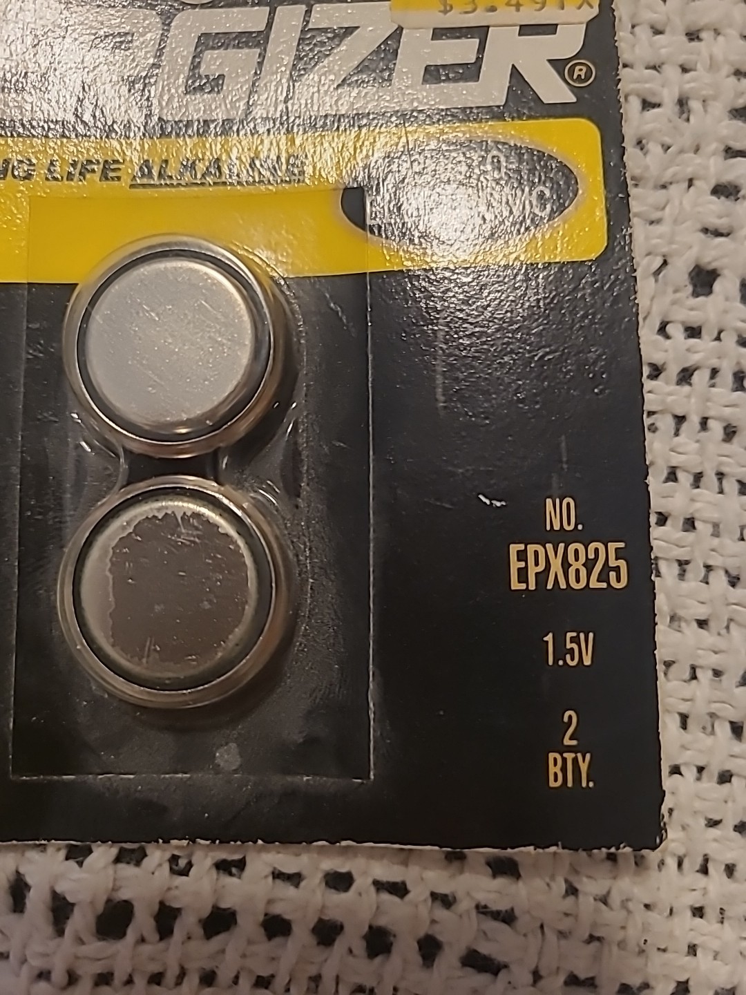 Vintage Photo Electronic Display Eveready Long Life Expired Visual Prop Use Only
