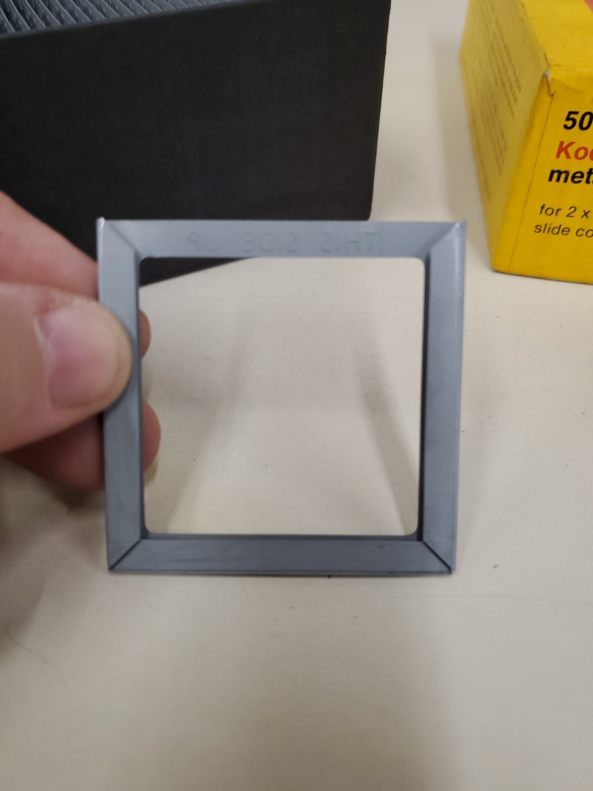 Kodak Metal Binders for Slide Cover Glass 2″x 2″ Thin Box of 50. GD4