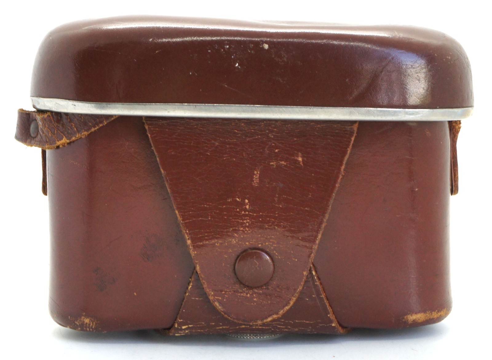 Vintage Zeiss Ikon Brown Leather Camera Case For Contina Contessa Fair Cond.