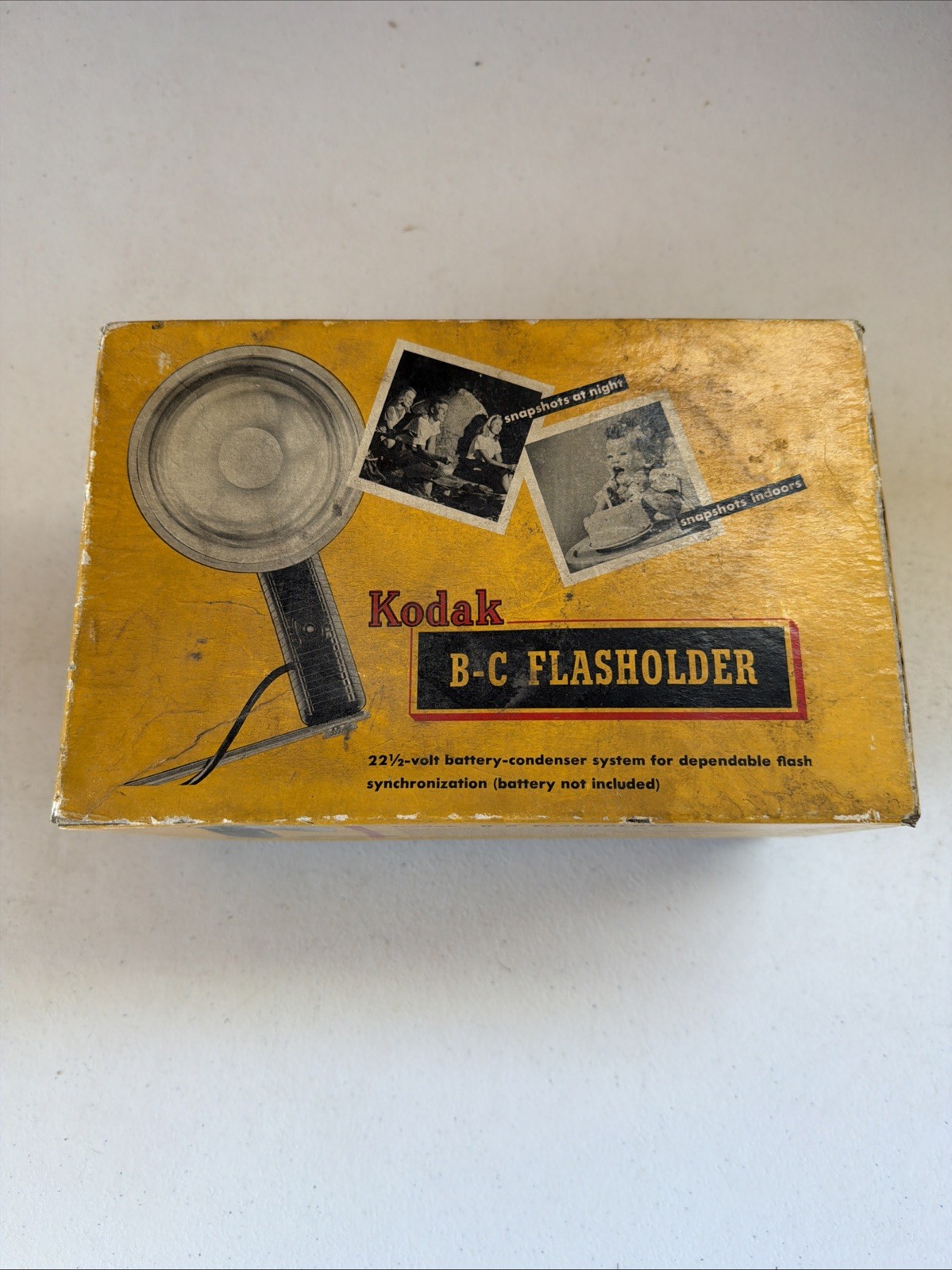 Vintage Kodak B-C Flasholder w/ Original Box