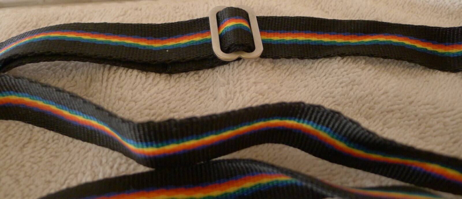 Polaroid Folding SX-70 Film Camera 2 Clip RAINBOW Adjustable Neck Strap